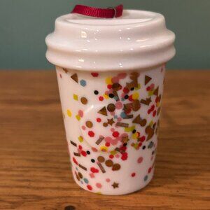 STARBUCKS CONFETTI ORNAMENT BRAND NEW NEVER USED